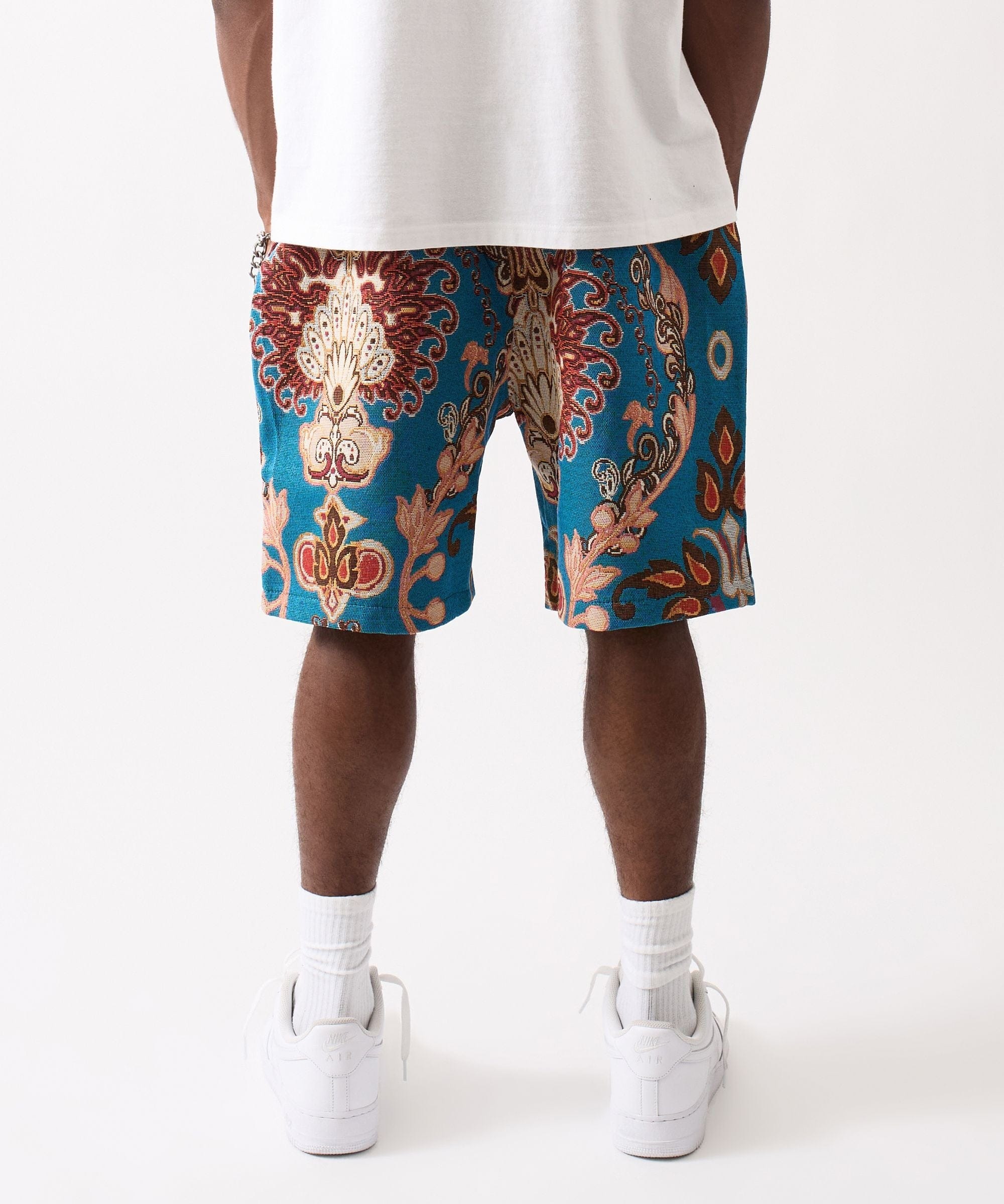 Textured Short - Medium Blue - Image 5