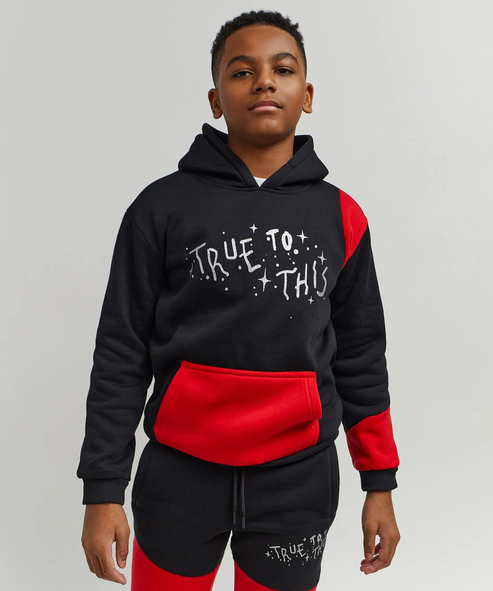 Kids True To This Back Print Hoodie - Image 10