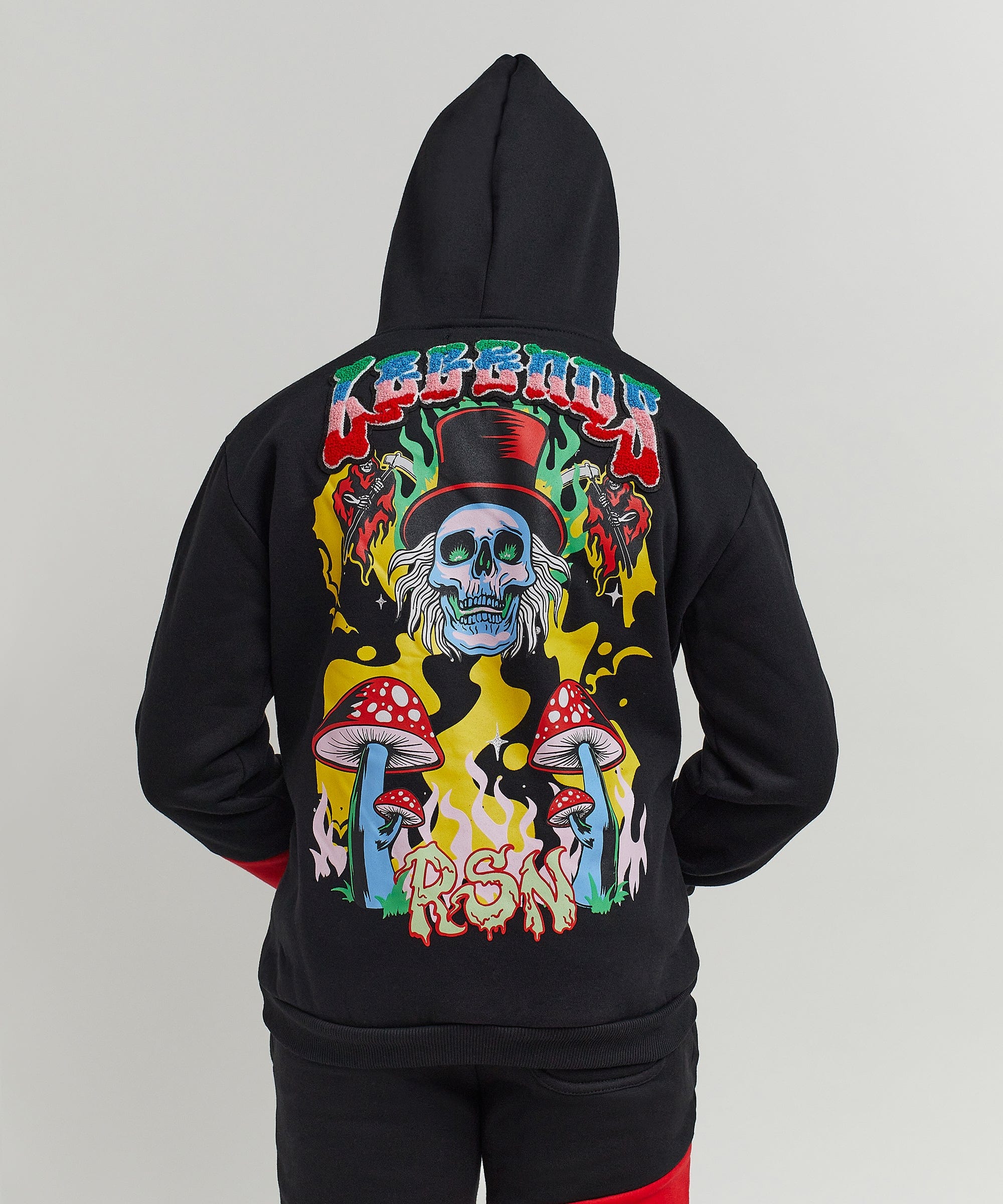 Kids True To This Back Print Hoodie - Image 14