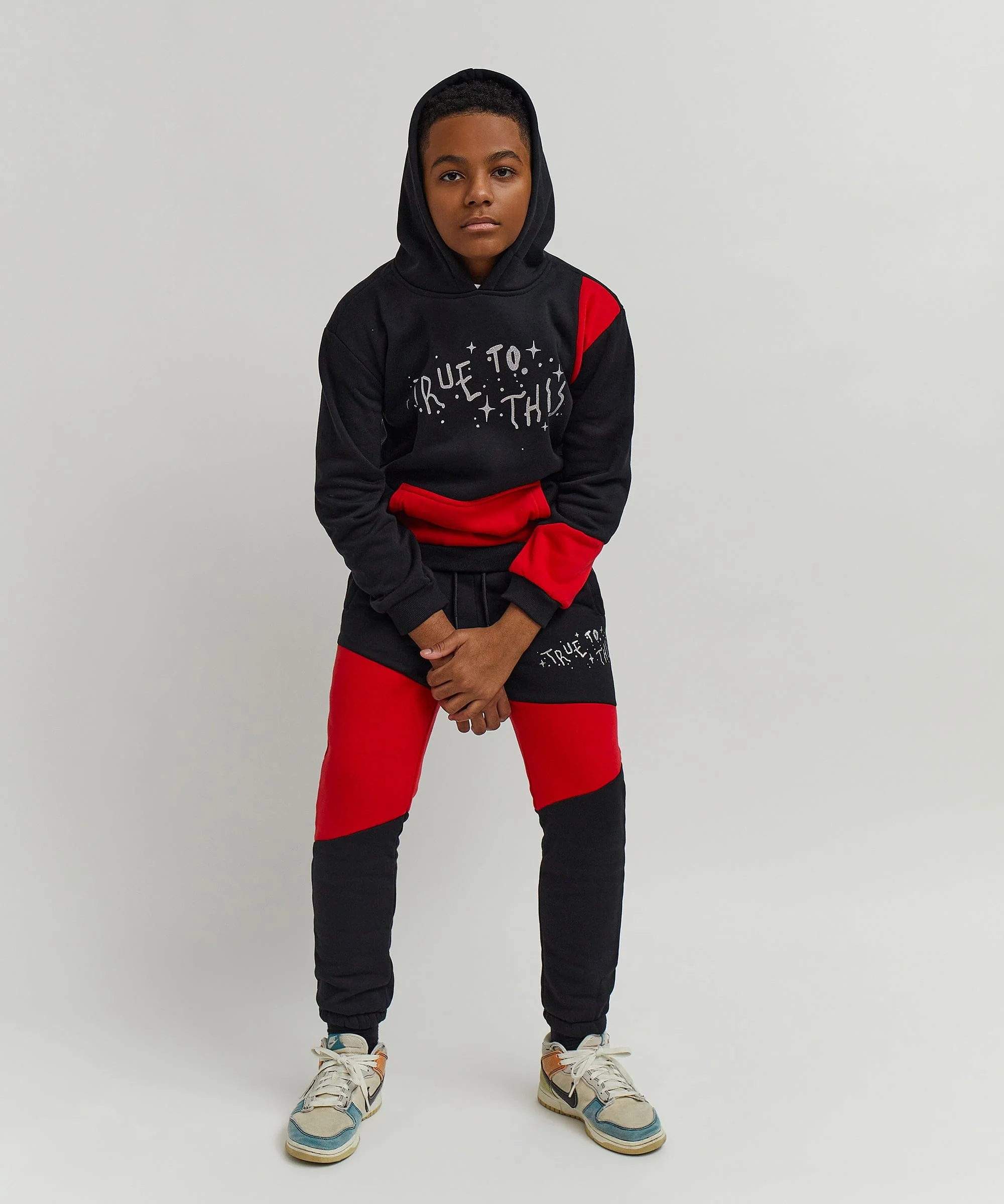 Kids True To This Back Print Hoodie - Image 16