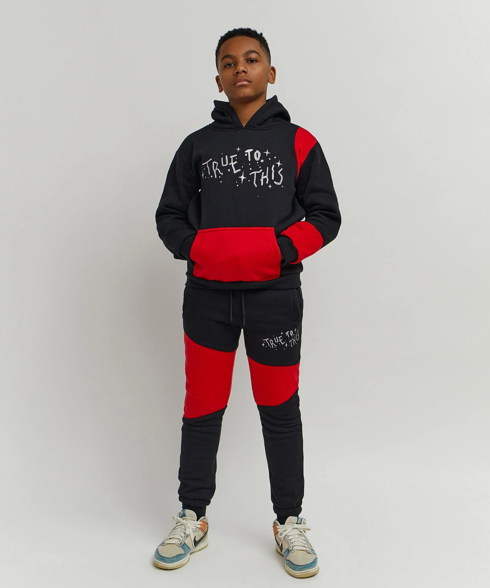 Kids True To This Back Print Hoodie - Image 19