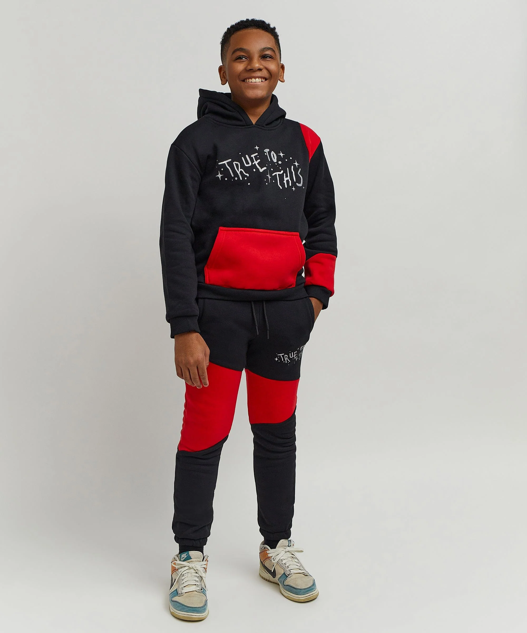 Kids True To This Back Print Hoodie - Image 23