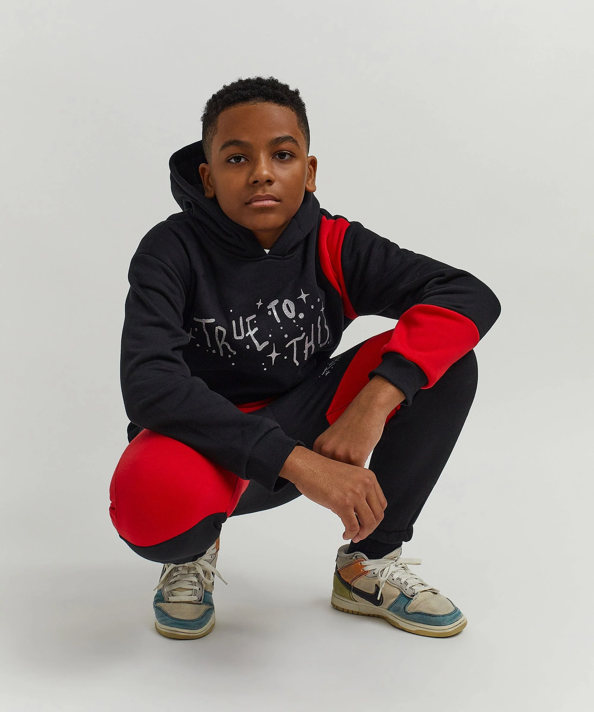 Kids True To This Back Print Hoodie - Image 25