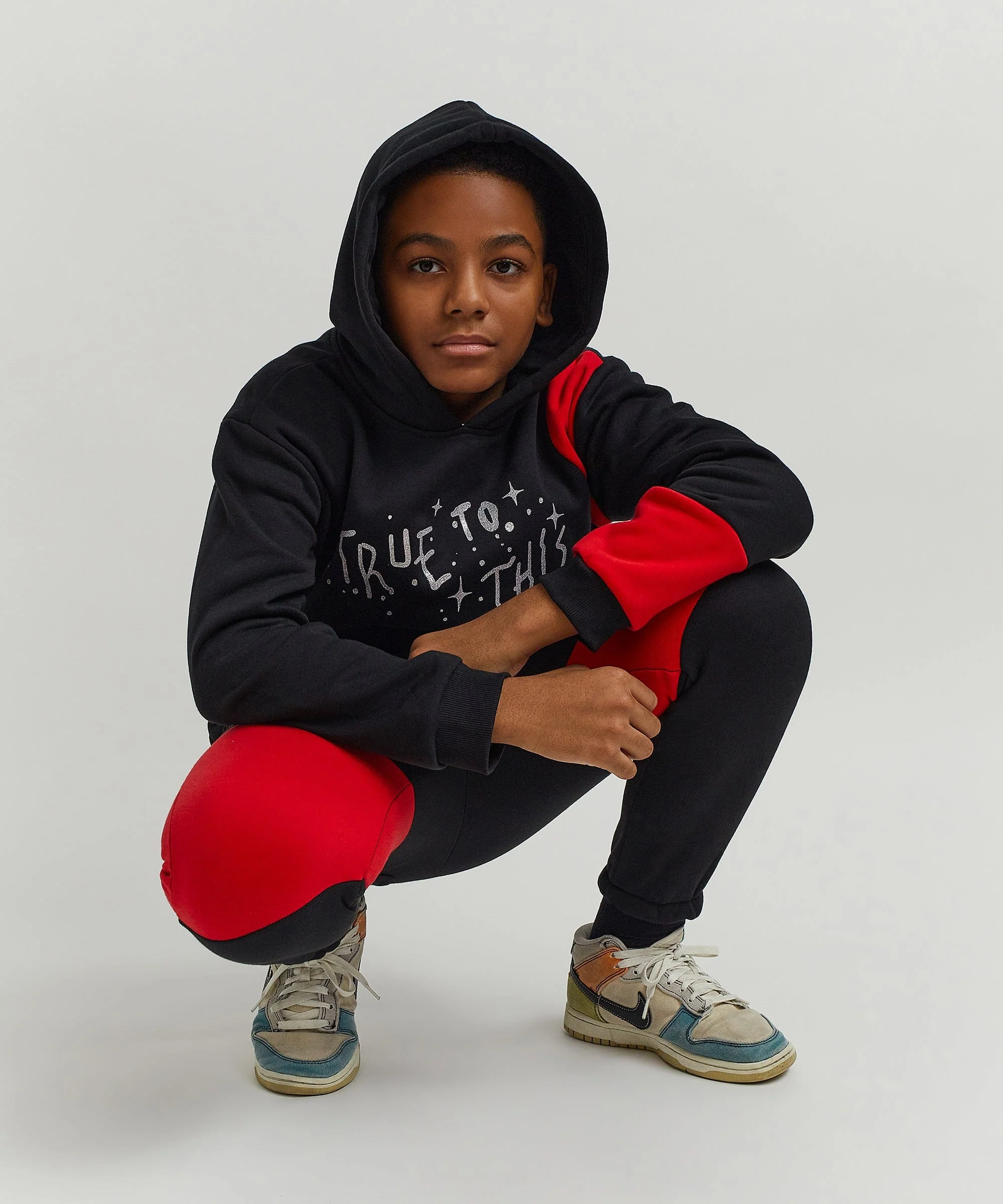 Kids True To This Back Print Hoodie - Image 26