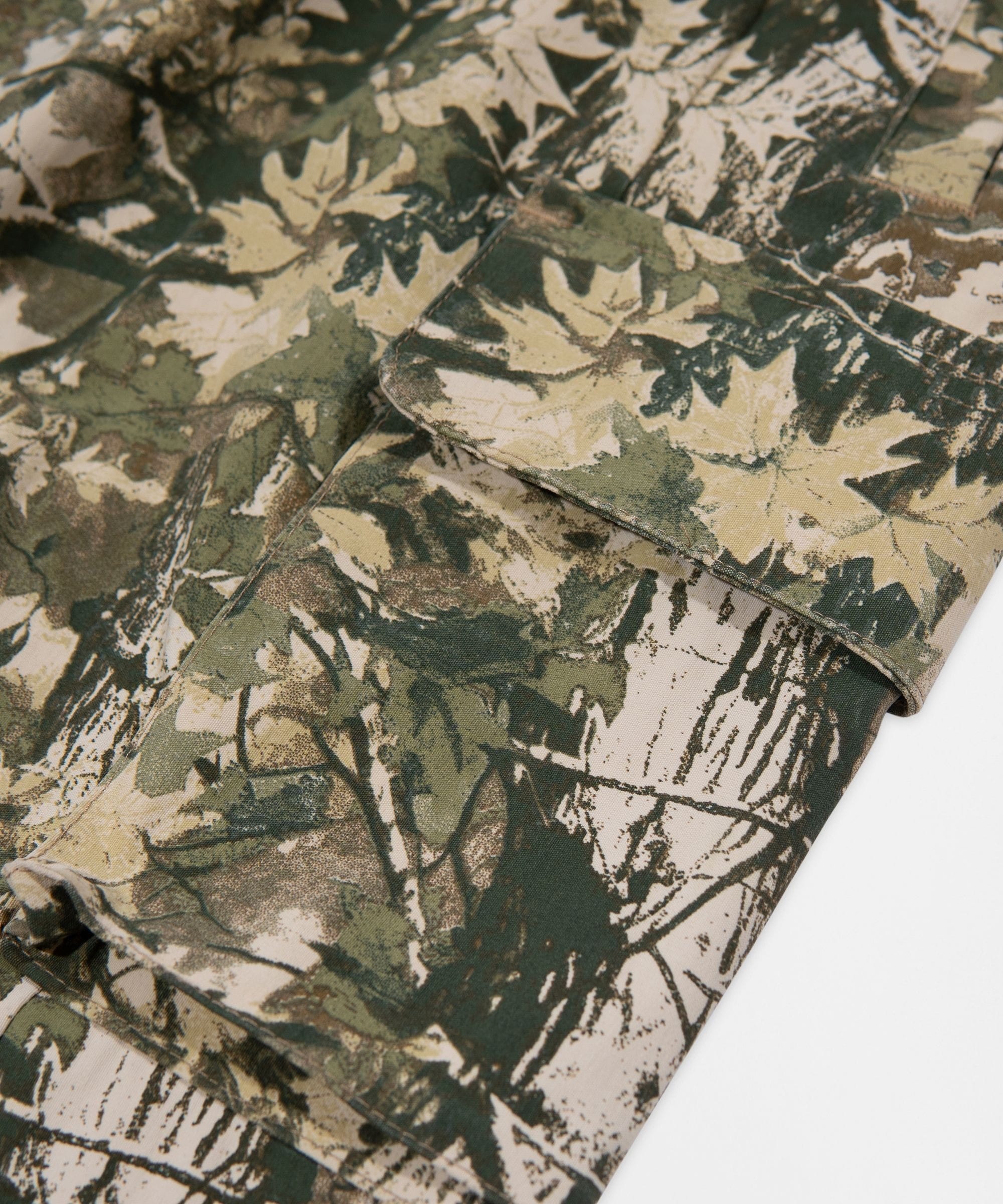 Utility Nylon Cargo Pants - Camo - Image 4