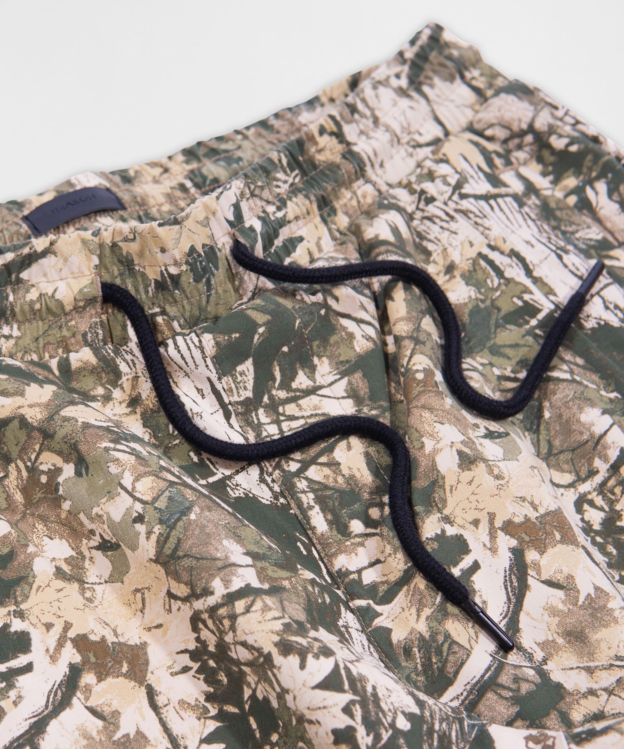 Utility Nylon Cargo Pants - Camo - Image 5