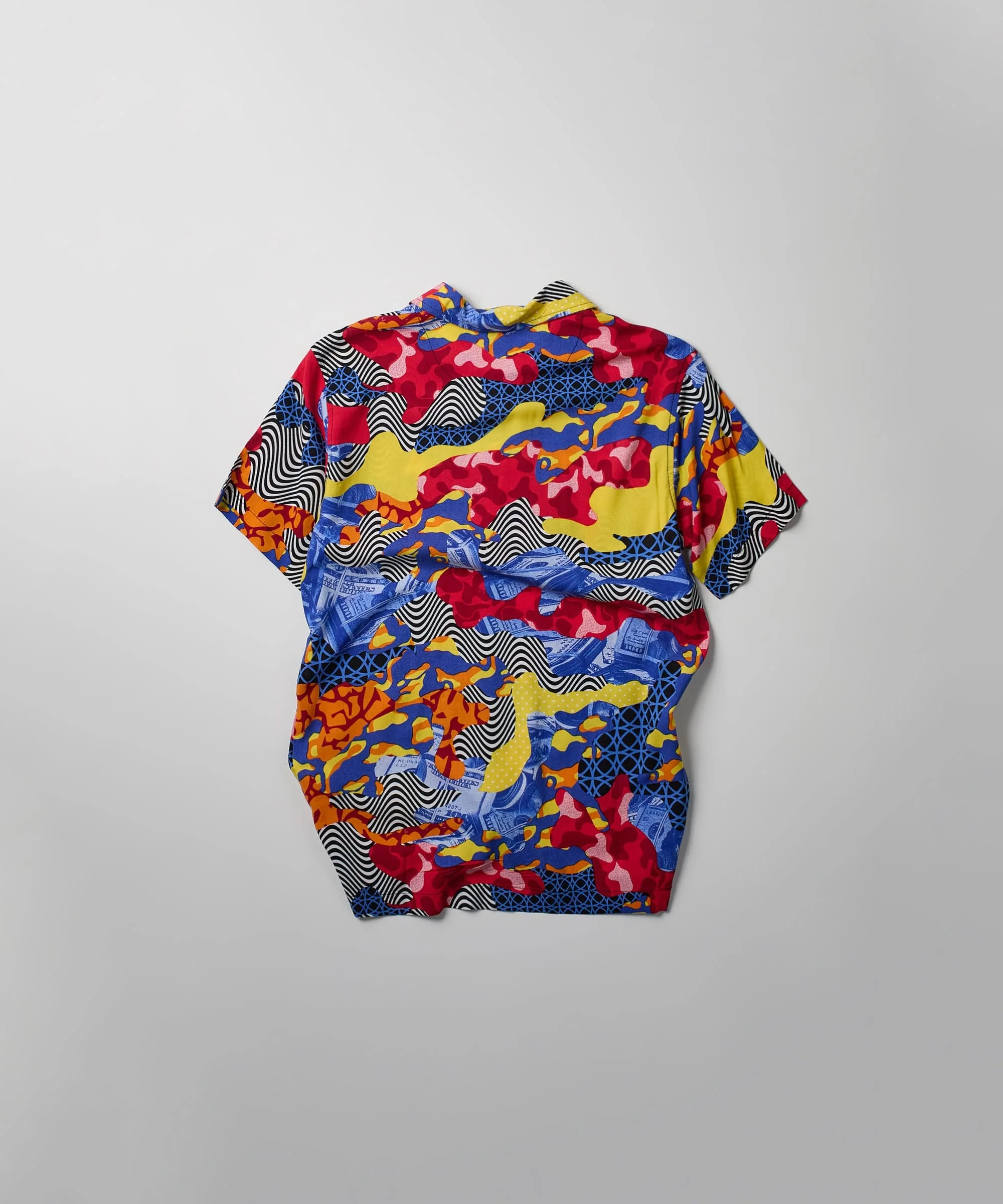 Wavy Allover Print Short Sleeve Shirt - Image 4