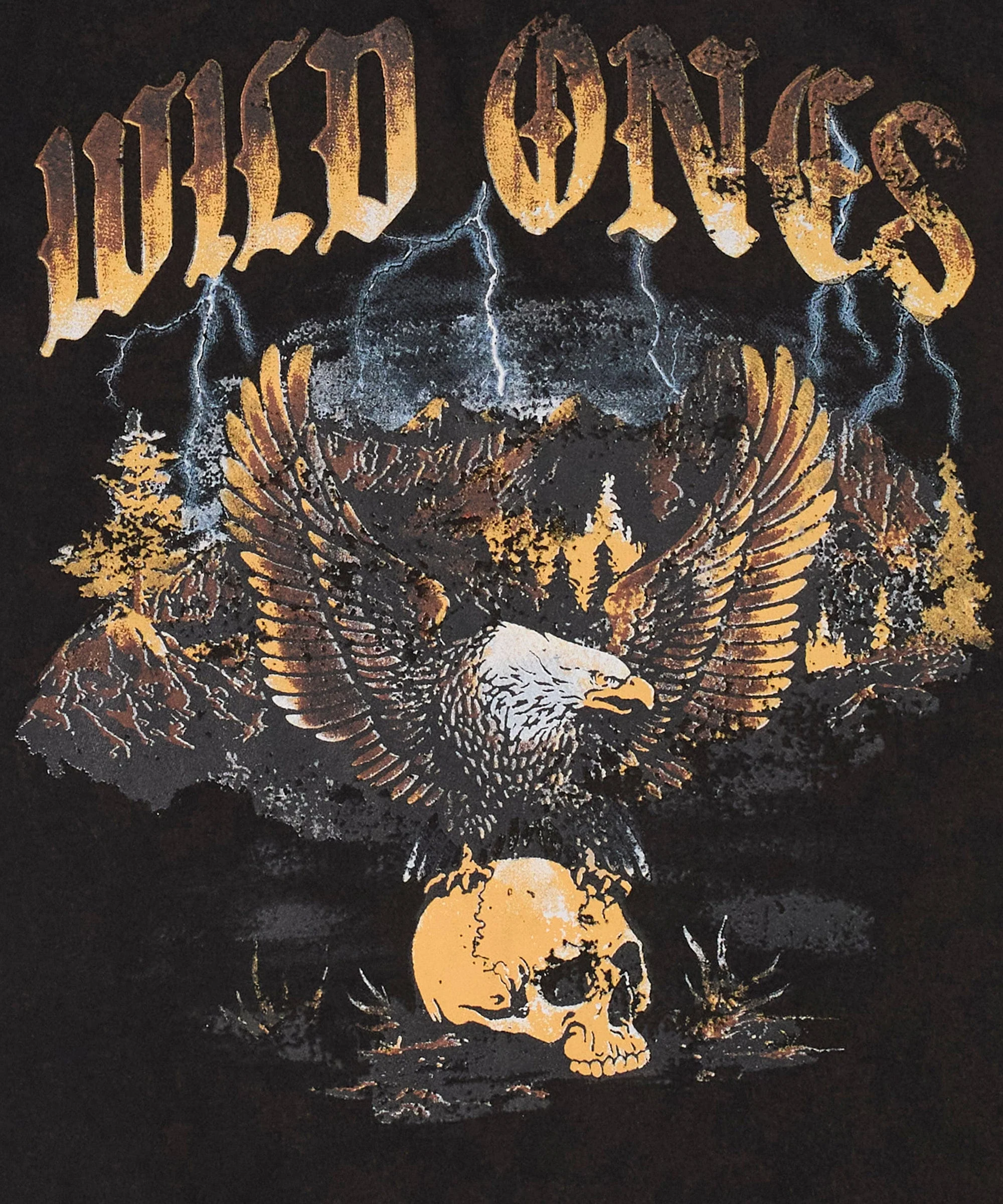 Wild Ones Western Short Sleeve Tee - Black - Image 2