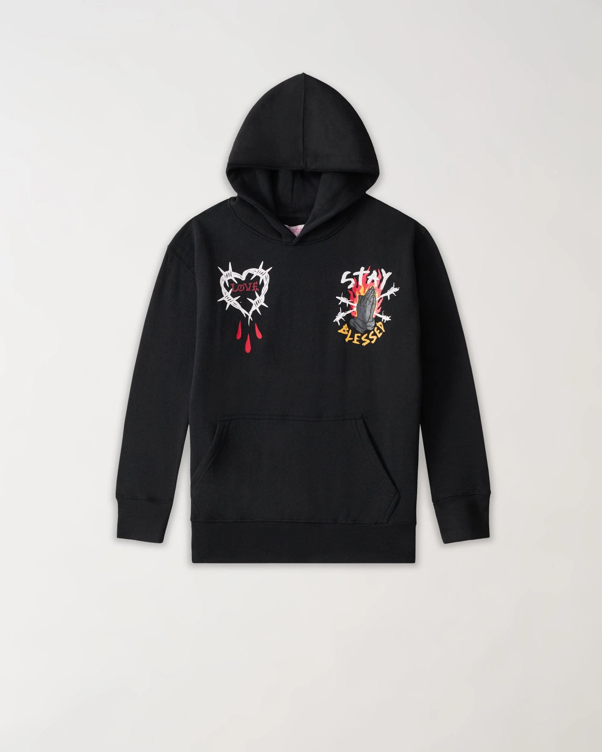 Women Anti Social Fleece Hoodie - Black - Image 5