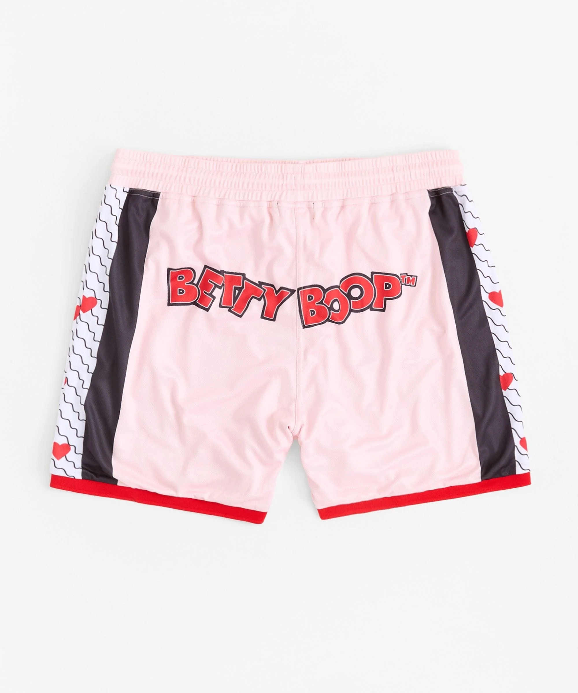 Plus Size Women Betty Boop Basketball Shorts - Pink - Image 4