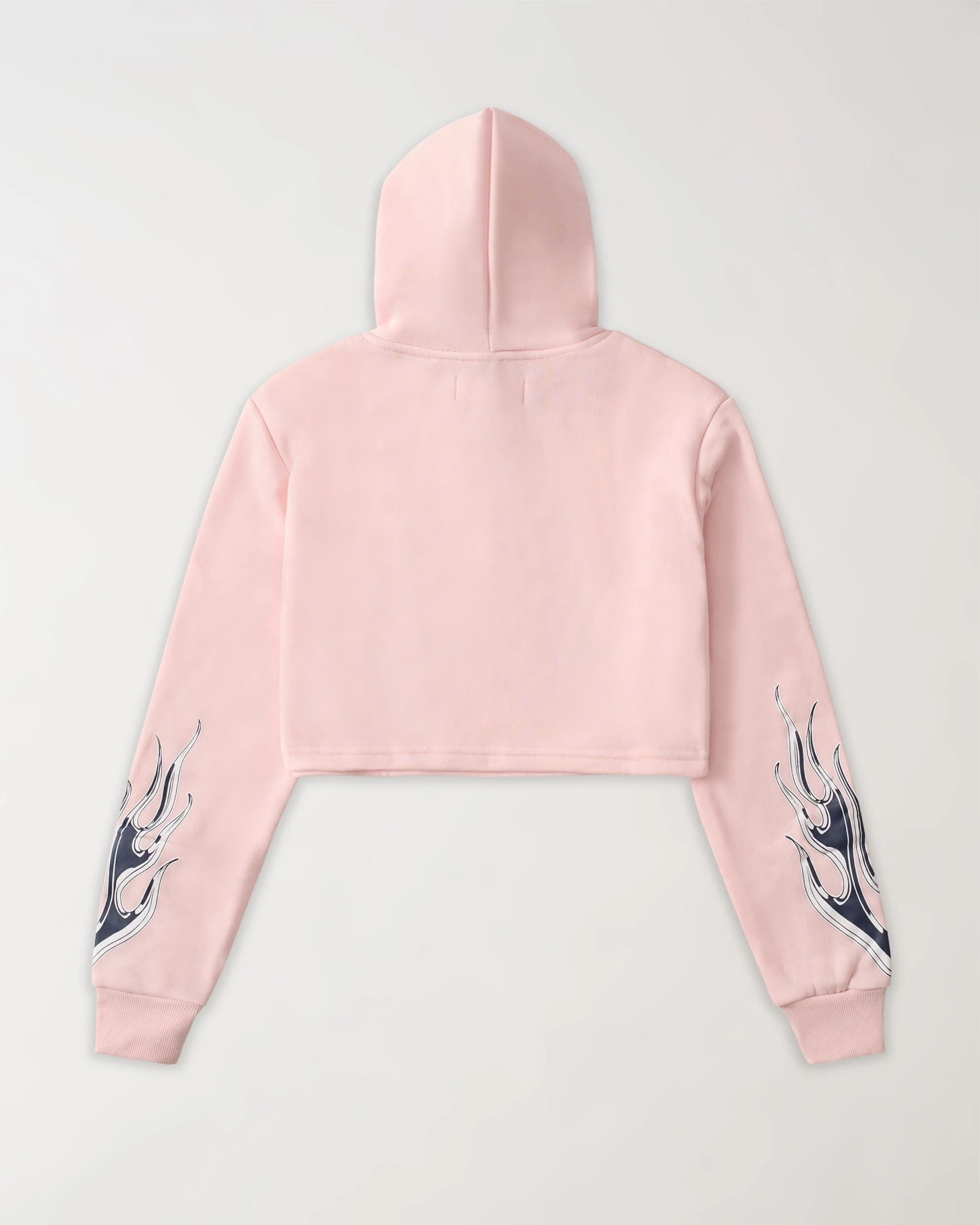 Women Brooklyn Cropped Hoodie - Light Pink - Image 5