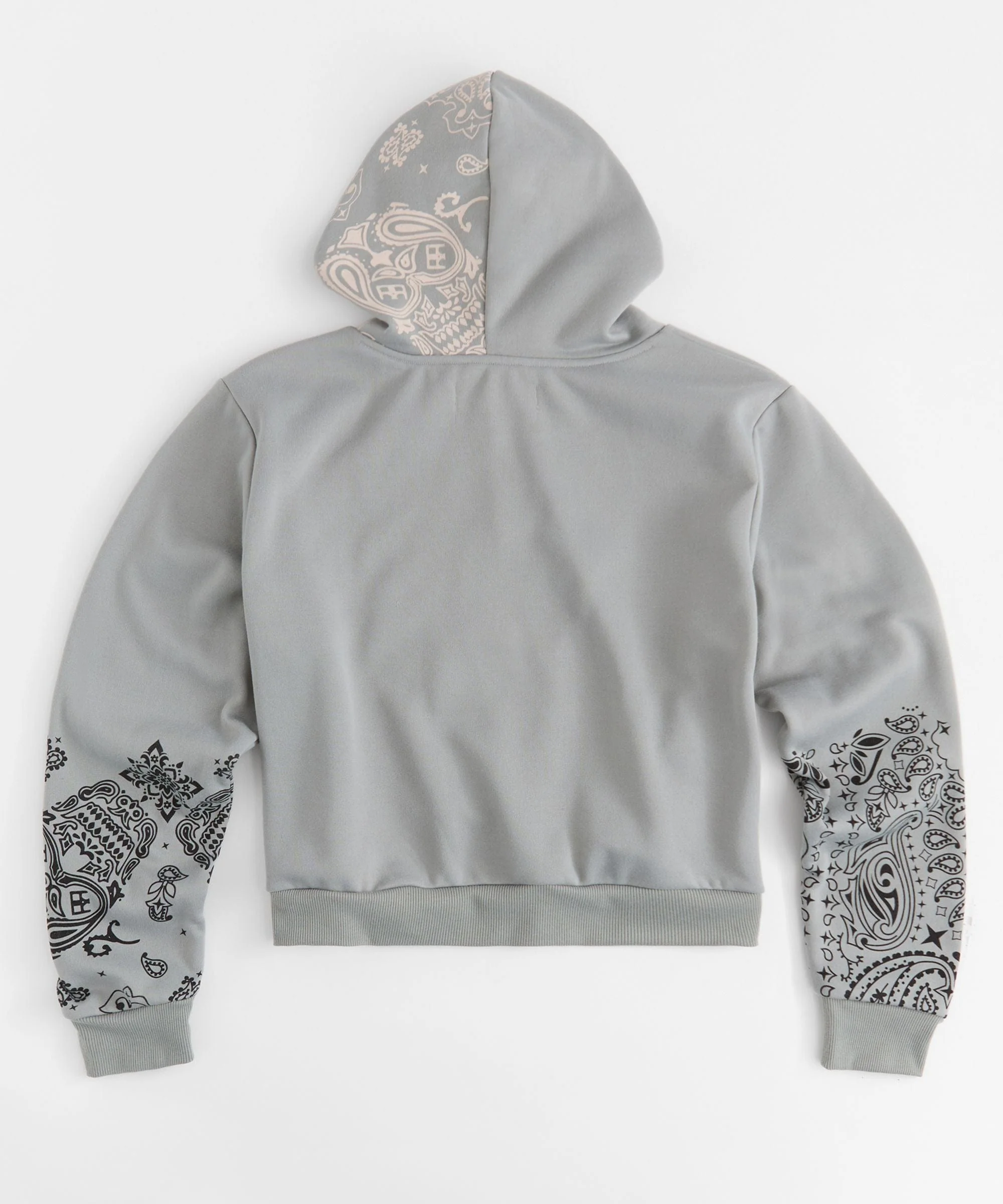 Women Brooklyn Paisley Hoodie - Grey - Image 3