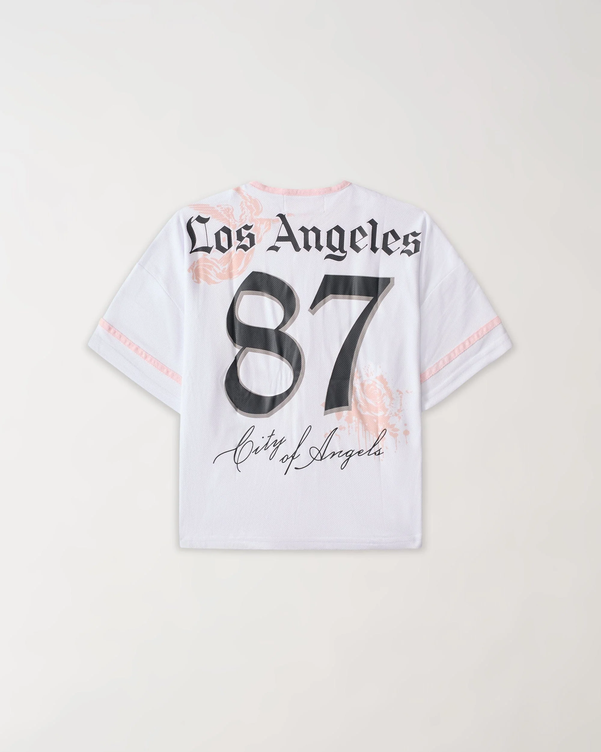 Women Los Angeles Crop Jersey - White - Image 3