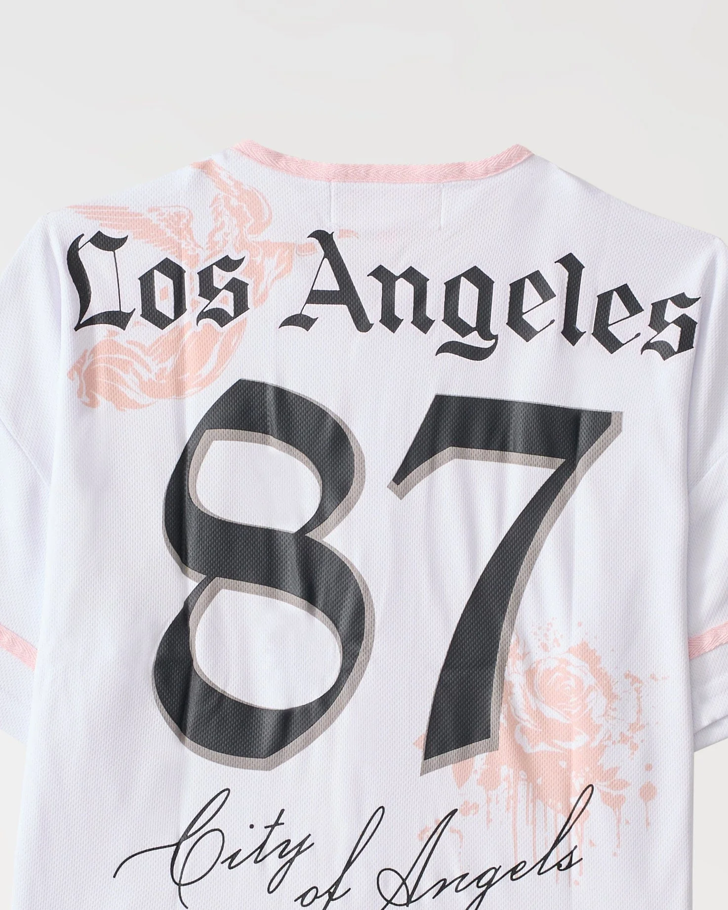 Women Los Angeles Crop Jersey - White - Image 4