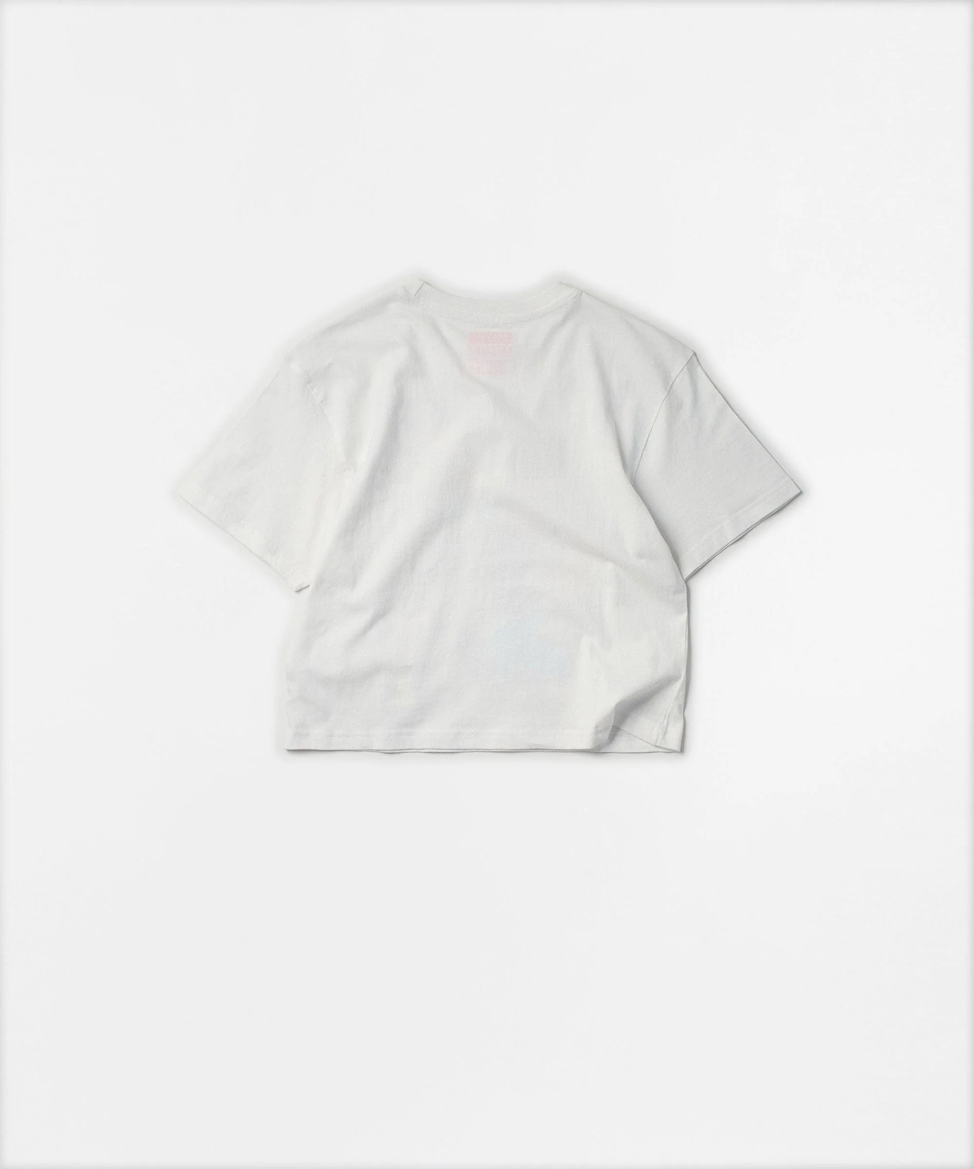 Womens Popeye Short Sleeve Cropped Tee - White - Image 3