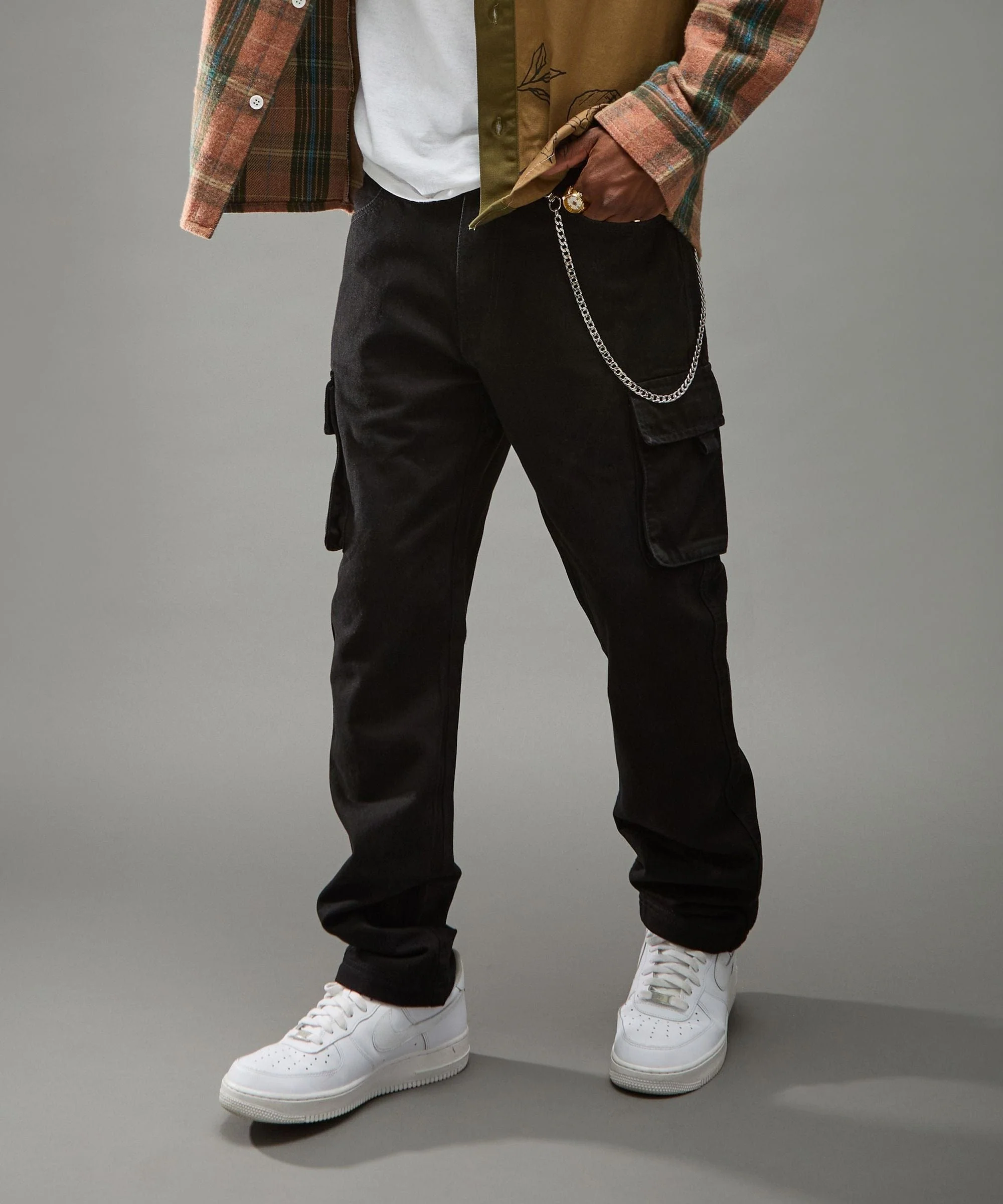 Workwear Cargo Pants - Black - Image 11