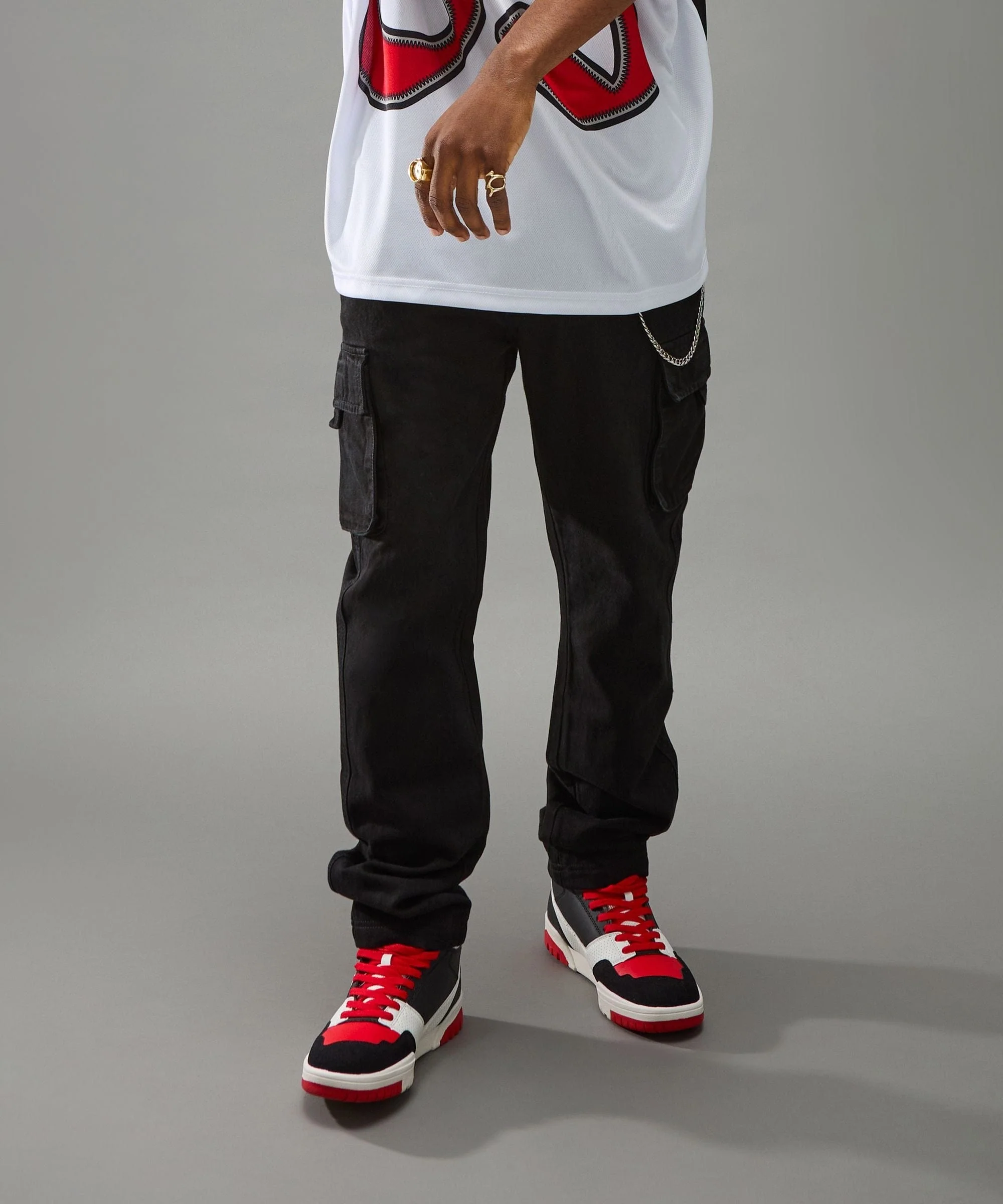 Workwear Cargo Pants - Black - Image 19