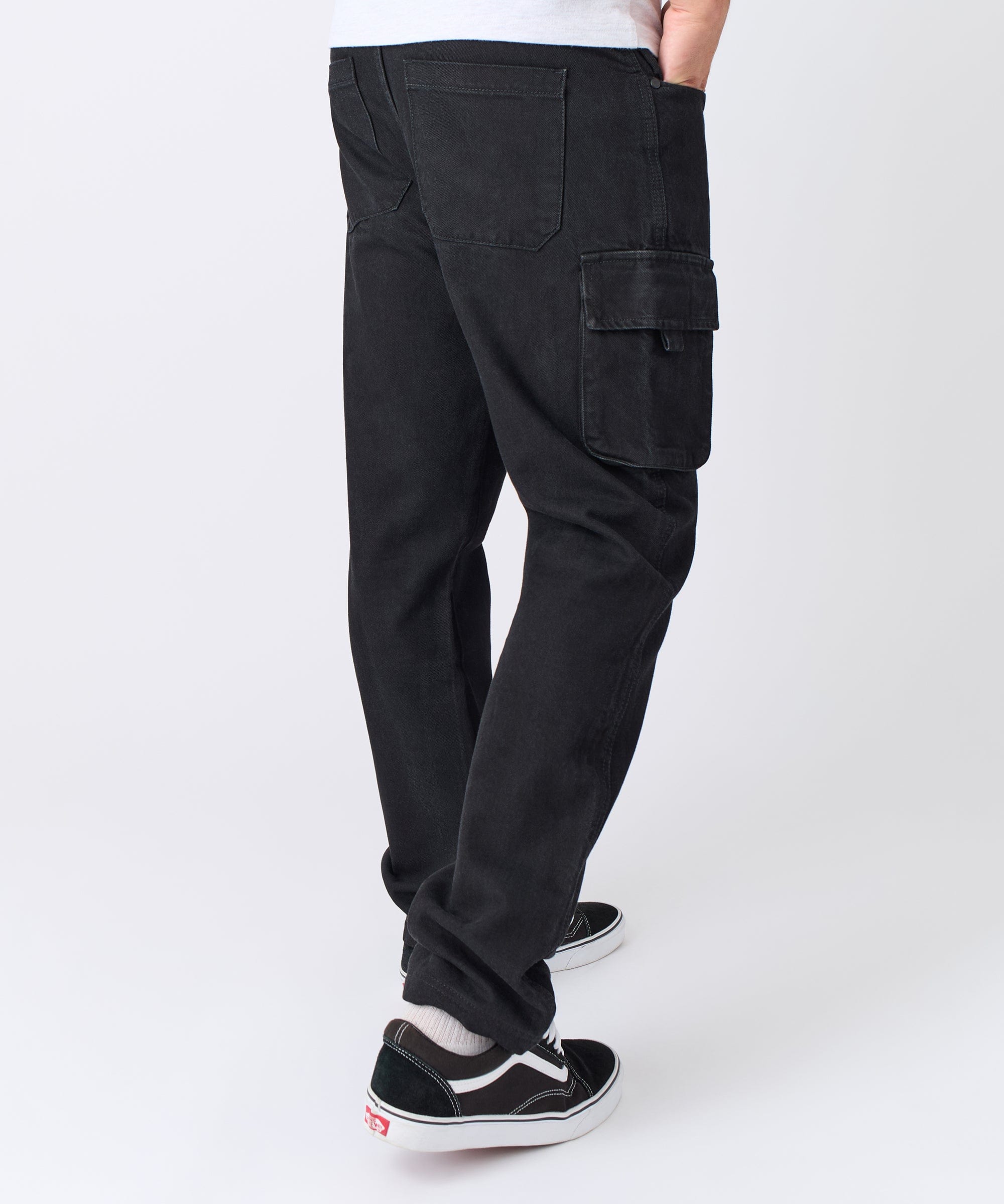 Workwear Cargo Pants - Black - Image 9